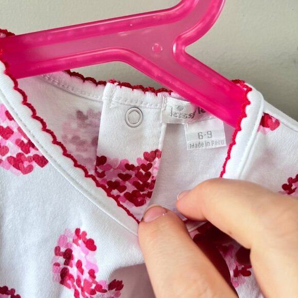 Kissy Kissy Heart of Hearts Ruffle Playsuit- Size 6-9m - Picture 2 of 5